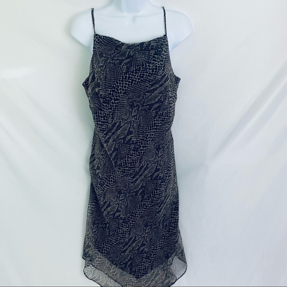 Harlow Snake Print Midi Dress Size 8